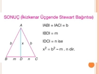 İkizkenar Üçgenin Alanı ve Hesaplama İkizkenar Üçgenin Alanı ve Hesaplama