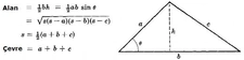 Üçgen Formülleri Nelerdir? Üçgen Formülleri Nelerdir?